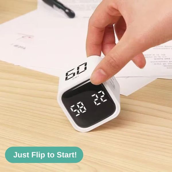 Cube Timer with Gravity Sensing