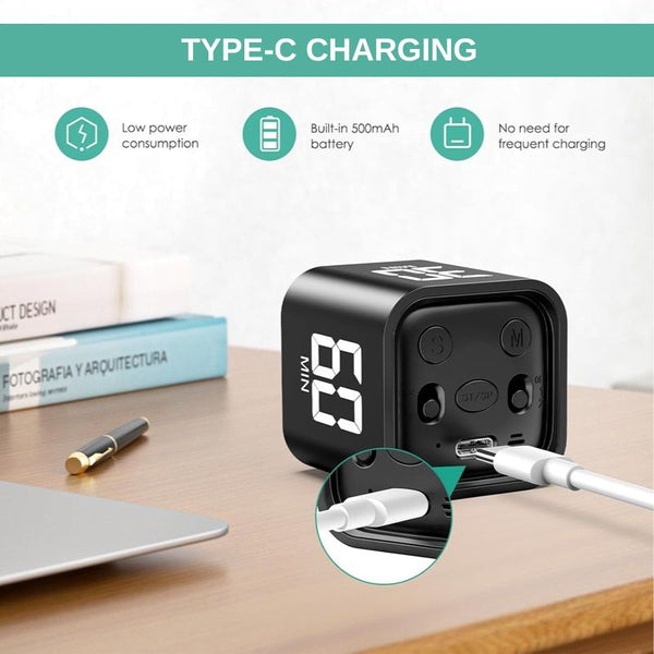 Cube Timer with Gravity Sensing