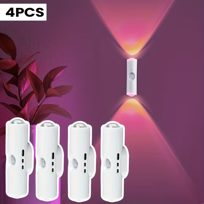 RGB Wall Light (Pack of 4)