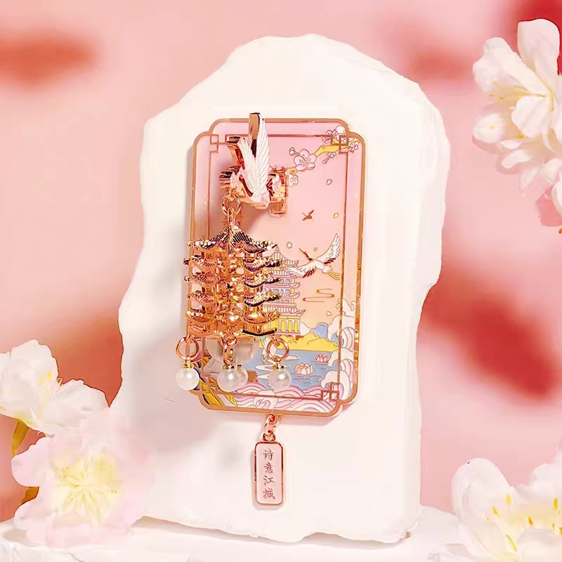 Yellow Crane Tower Glow-in-the-Dark